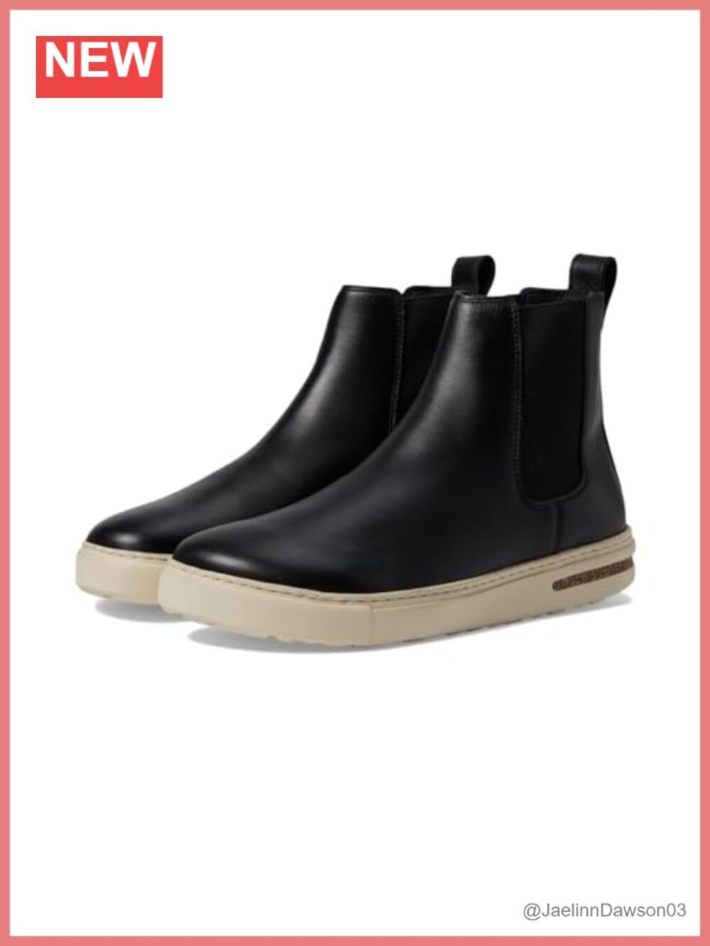 Chelsea Boots Leather Suede Cork-Latex Footbed Ankle-High Casual